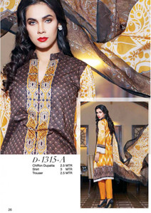 Gloria Exclusive Lawn Collection Design 1315-A
