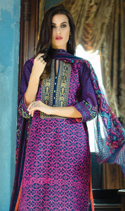 Orient 3 Piece Chiffon Design 16-079-B