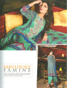 Colors Embroidered Lawn Collection D-004B