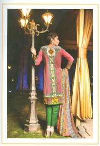 Colors Embroidered Lawn Collection D-006B