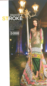 Colors Embroidered Lawn Collection D-006B