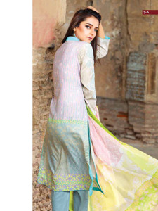 Zanisha Embroidered Lawn 2016 3-A