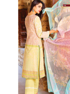Zanisha Embroidered Lawn 2016 3-B