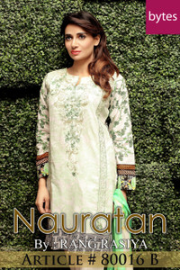Nauratan Embroidered Lawn Design 80016-B