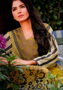 Rangoli Embroidered Swiss Voile by M.A Fabrics AM-05