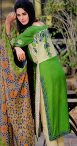 Rangoli Embroidered Swiss Voile by M.A Fabrics AM-12