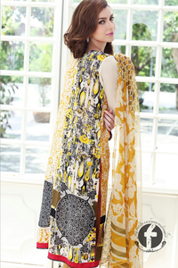 Firdous Embroidered Chiffon Vol 1 Design ECC-07