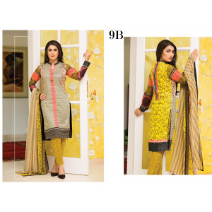 Alisha Memon Embroidered Collection Design AM16L-9B
