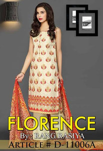 Florence Embroidered Lawn Design 11006-A