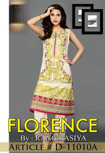 Florence Embroidered Lawn Design 11010-A