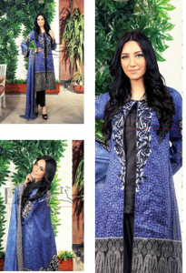 Lala Classic Embroidered Lawn 2016 Vol 2 Design LAE-005A