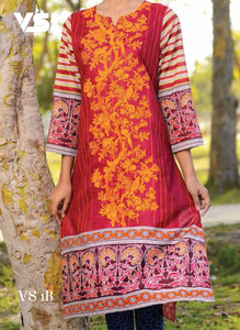 Wareesha Embroidered Kurti 2016 Design VS-1B
