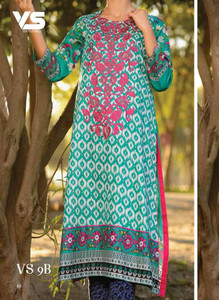 Wareesha Embroidered Kurti 2016 Design VS-9B