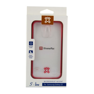 XtremeMac Samsung Galaxy S5 Microshield Accent Red