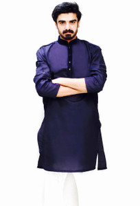Navy Blue Kurta By Artwear Fashion