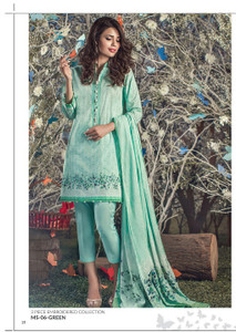 AlKaram Mid Summer Printed 3 Piece Embroidered MS-06-Green