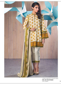 AlKaram Embroidered 2 Piece Splendor Shades Collection MS-30-Mustard
