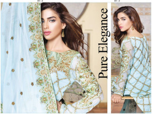 Mahrukh Pure Chiffon Collection Design 1A