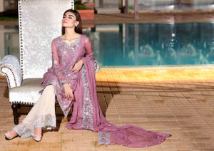 Gulmohar Chiffon Collection 2016 Blush