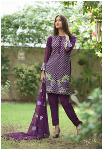 Junoon Embroidered Chiffon - J-6