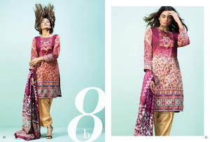 Al Zohaib Sunshine Bloom Cotton Silk Design 8B