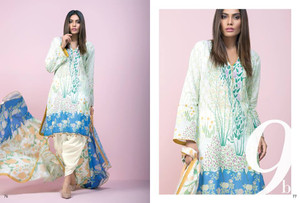 Al Zohaib Sunshine Bloom Cotton Silk Design 9B