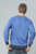 Los Angeles Melange Sweatshirt by Fifth Avenue - Blue