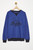 Los Angeles Melange Sweatshirt by Fifth Avenue - Blue