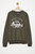 Los Angeles Melange Sweatshirt by Fifth Avenue - Military Green