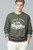 Los Angeles Melange Sweatshirt by Fifth Avenue - Military Green