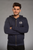 Fifth Avenue Quilted Fleece Navigator Hoodie - Navy Blue