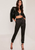 Fifth Avenue Women's Satin Jogger Pants - Black