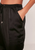 Fifth Avenue Women's Satin Jogger Pants - Black