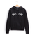 Fifth Avenue Eye Lash Print Hoodie - Black