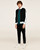 Fifth Avenue Men's Mono Lines Track Jacket - Black and White