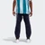 Fifth Avenue Men's Dri-Fit Wrap Tri Stripe Track Pants - Navy Blue and White