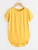 Fifth Avenue Women's OLLA Dip Hem Round Neck T-Shirt - Yellow