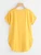 Fifth Avenue Women's OLLA Dip Hem Round Neck T-Shirt - Yellow
