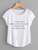 Fifth Avenue Women's Type Of Girl Instagram Photo Printed T-Shirt - White