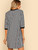 Fifth Avenue Women's Gingham Rib Trim Dress - Black and White