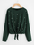 Fifth Avenue Women's MOJJ Bottom Knot Pearl Beaded Full Sleeve T-Shirt - Green