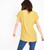 Fifth Avenue Women's JEMBA Tie Front Top - Yellow
