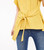Fifth Avenue Women's JEMBA Tie Front Top - Yellow