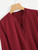 Fifth Avenue Women's JINZ V-Neck Placket - Maroon