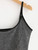 Fifth Avenue Women's NEVR Contrast Binding Cami Top Shorts Set - Charcoal