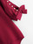Fifth Avenue Women's YXYX Dip Hem Split Sleeve Beaded Top - Maroon 