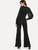 Fifth Avenue Women's JMS16 Pearl Beaded Jumpsuit - Black