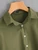 Fifth Avenue Women's UVA204 Contrast Panel Button Shirt - Green and White