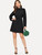Fifth Avenue Women's Ruffle Dress Tunic UVA1065 - Black