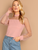 Fifth Avenue Women's UVA4 Mesh Panel Blouse - Pink